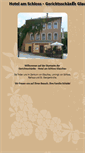 Mobile Screenshot of hotelamschloss-gerichtsschaenke.de